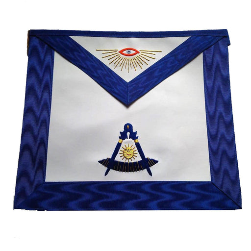 Past Master Blue Lodge Masonic Embroidery Apron - Masonic Regalia-Aprons-Masonic Makers