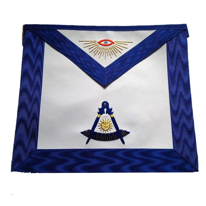 Past Master Blue Lodge Masonic Embroidery Apron - Masonic Regalia-Aprons-Masonic Makers