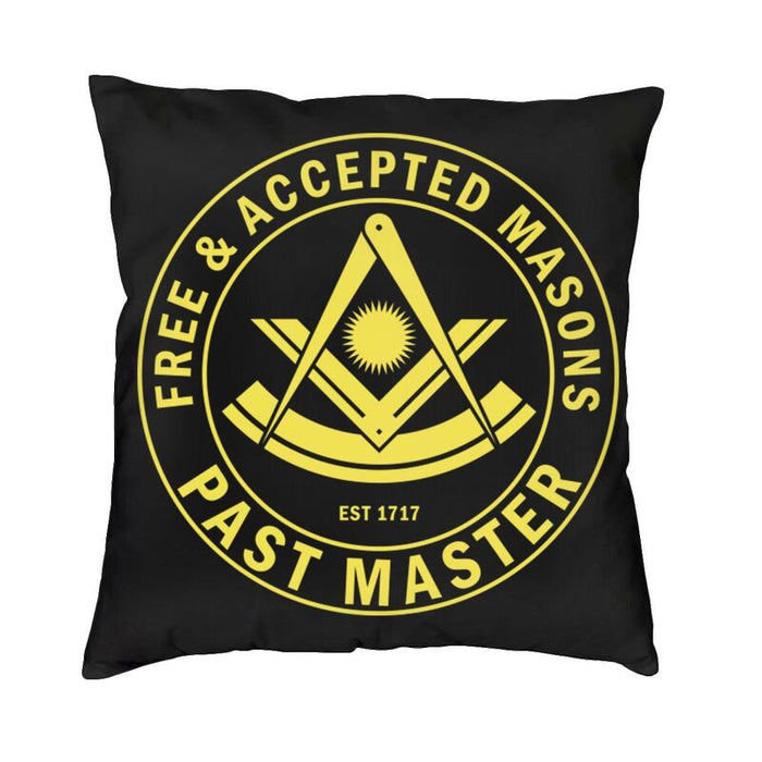 Past Master Blue Lodge Masonic Pillow Case For Sofa - Home Decoration-Pillowcases-Masonic Makers