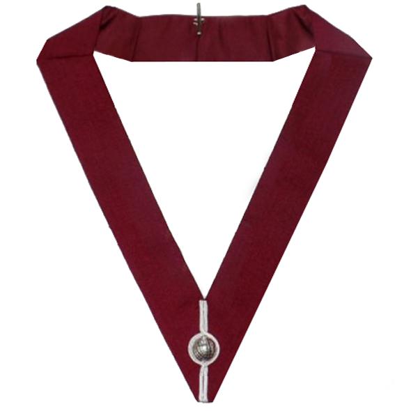 Past Master Order of Athelstan Masonic Collar - Crimson Ribbon-Collars-Masonic Makers