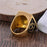 Past Master Vintage Signet Masonic Ring - Gold Stainless Steel-rings-Masonic Makers