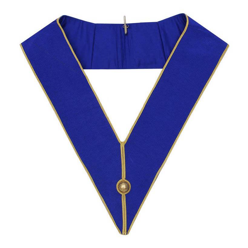 Provincial Craft English Regulation Masonic Collar - Royal Blue Moire-Collars-Masonic Makers