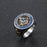 Retro Blue Lodge Masonic Stainless Steel Ring for Men-rings-Masonic Makers