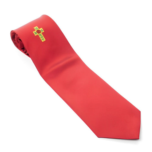 Rose Croix Red Masonic Necktie -Silk Woven Tie-Ties-Masonic Makers