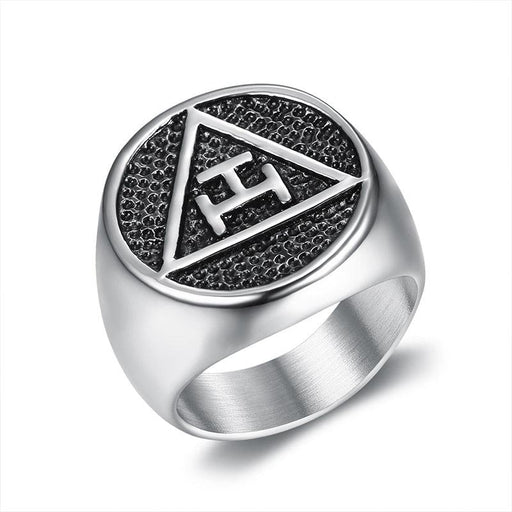 Royal Arch Vintage Signet Masonic Ring - Silver-rings-Masonic Makers