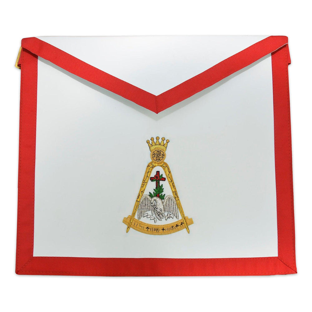 Scottish Rite 18th Degree Masonic Apron - Lambskin Leather-Aprons-Masonic Makers