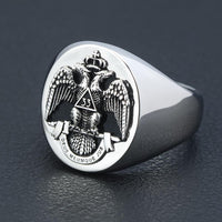 Scottish Rite 33 Degree Vintage Masonic Ring-rings-Masonic Makers