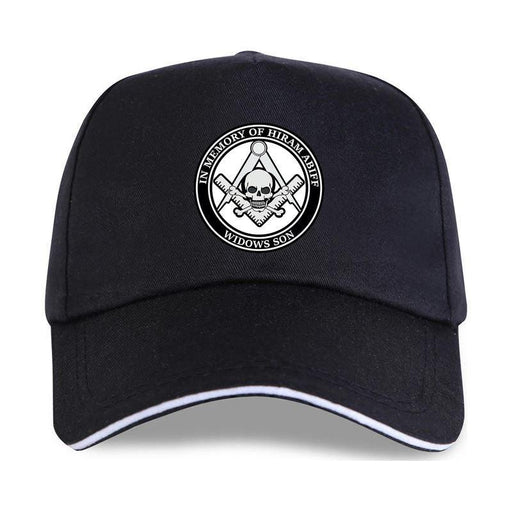 Widows Sons Masonic Cap - Black-Caps-Masonic Makers