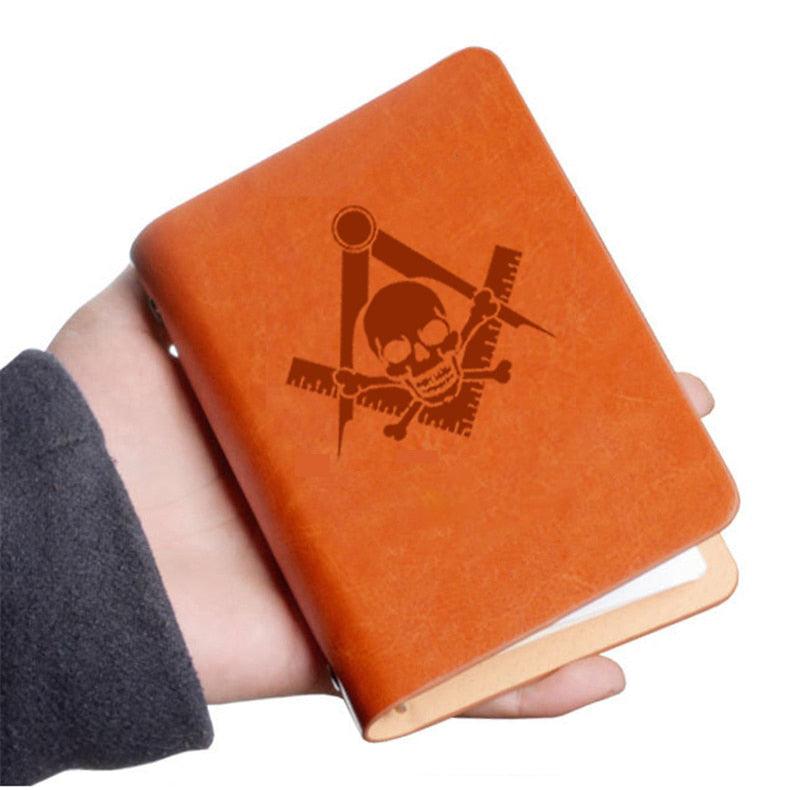 Widows Sons Masonic Leather Notebook-Notebooks-Masonic Makers