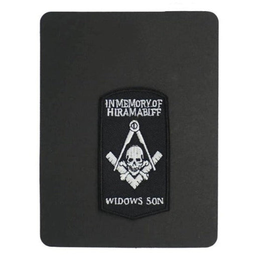 Widows Sons Masonic Patch - Embroidery