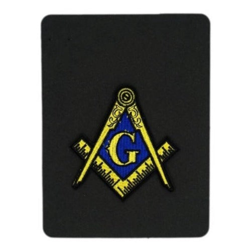 Master Mason Blue Lodge Masonic Patch - Square & Compass G Embroidered