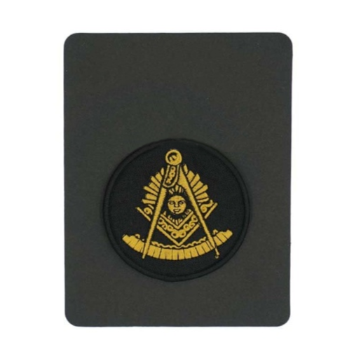 Past Master Blue Lodge Masonic Patch - Embroidery